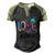 Lpn Cute Gift Heartbeat Nurse Appreciation Tee Funny Gift Men's Henley Shirt Raglan Sleeve 3D Print T-shirt Black Forest