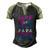 Pink Or Blue Papa Loves You Gift Gender Reveal Great Gift Men's Henley Shirt Raglan Sleeve 3D Print T-shirt Black Forest