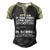 Smart Persons Sport Men's Henley Shirt Raglan Sleeve 3D Print T-shirt Black Forest