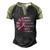 Sunflower Pink Ribbon Breast Caner Men's Henley Shirt Raglan Sleeve 3D Print T-shirt Black Forest