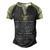 What Is A Navy Veteran For Her Men's Henley Shirt Raglan Sleeve 3D Print T-shirt Black Forest