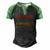 Awesome Since September 1995 Men's Henley Shirt Raglan Sleeve 3D Print T-shirt Black Green