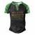 Believer Motivator Innovator Educator Retro Sarcasm Design Gift Men's Henley Shirt Raglan Sleeve 3D Print T-shirt Black Green