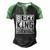 Black King The Most Important Piece In The Game African Men Men's Henley Raglan T-Shirt Black Green
