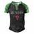Don’T Tread On Me Uterus Gift V2 Men's Henley Shirt Raglan Sleeve 3D Print T-shirt Black Green
