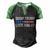 Dump Trump Gift Lock Him Up Gift Men's Henley Shirt Raglan Sleeve 3D Print T-shirt Black Green