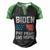 Funny Biden Pay More Live Worse Political Humor Sarcasm Sunglasses Design Men's Henley Shirt Raglan Sleeve 3D Print T-shirt Black Green
