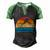 Funny Retro Scuba Diving Graphic Design Printed Casual Daily Basic Men's Henley Shirt Raglan Sleeve 3D Print T-shirt Black Green