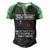 I Dont Always V2 Men's Henley Shirt Raglan Sleeve 3D Print T-shirt Black Green