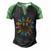 Love Like Jesus Religious God Christian Words Meaningful Gift Men's Henley Shirt Raglan Sleeve 3D Print T-shirt Black Green