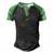 Lovely Lgbt Gay Pride Power Fist Heartbeat Lgbtq Lesbian Gay Meaningful Gift Men's Henley Shirt Raglan Sleeve 3D Print T-shirt Black Green