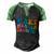 Make Heaven Crowded Bible Verse Gift Men's Henley Shirt Raglan Sleeve 3D Print T-shirt Black Green