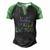 Make Heaven Crowded Faith Spiritual Cute Christian Tiegiftdye Meaningful Gift Men's Henley Shirt Raglan Sleeve 3D Print T-shirt Black Green