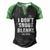 Mens I Dont Shoot Blanks Dad To Be Dad Promoted To Daddy 2023  Men's Henley Shirt Raglan Sleeve 3D Print T-shirt Black Green