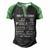 Navy Veteran - 100 Organic Men's Henley Shirt Raglan Sleeve 3D Print T-shirt Black Green