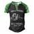 Pops & Grandsons - Best Friends Men's Henley Shirt Raglan Sleeve 3D Print T-shirt Black Green