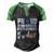 Proud Air National Guard Aunt Usa Military Women Men's Henley Shirt Raglan Sleeve 3D Print T-shirt Black Green