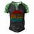 Retro Vintage Skateboard V2 Men's Henley Shirt Raglan Sleeve 3D Print T-shirt Black Green