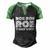 Roe Roe Roe Your Vote V2 Men's Henley Shirt Raglan Sleeve 3D Print T-shirt Black Green