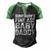 Somebodys Fine Ass Baby Daddy Men's Henley Shirt Raglan Sleeve 3D Print T-shirt Black Green