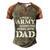 Army National Guard Dad Cool Gift U S Military Funny Gift Cool Gift Army Dad Gi Men's Henley Shirt Raglan Sleeve 3D Print T-shirt Brown Orange