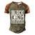 Black King The Most Important Piece In The Game African Men Men's Henley Raglan T-Shirt Brown Orange