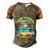 Desantis Escape To Florida Great Gift V3 Men's Henley Shirt Raglan Sleeve 3D Print T-shirt Brown Orange