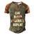Eat Sleep Baseball Repeat Gift Baseball Player Fan Funny Gift Men's Henley Shirt Raglan Sleeve 3D Print T-shirt Brown Orange