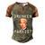 Funny Anti Biden Drunken Marxist Joe Biden Men's Henley Shirt Raglan Sleeve 3D Print T-shirt Brown Orange