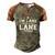 Im Lane Doing Lane Things Men's Henley Shirt Raglan Sleeve 3D Print T-shirt Brown Orange