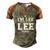 Im Lee Doing Lee Things Men's Henley Shirt Raglan Sleeve 3D Print T-shirt Brown Orange