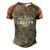 Im Liberty Doing Liberty Things Men's Henley Shirt Raglan Sleeve 3D Print T-shirt Brown Orange