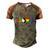 Lovely Lgbt Gay Pride Heartbeat Lesbian Gays Love Vintage Gift Men's Henley Shirt Raglan Sleeve 3D Print T-shirt Brown Orange