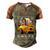 Tokyo Route Drag Racing Japanese Import Car Funny Car Guy Men's Henley Shirt Raglan Sleeve 3D Print T-shirt Brown Orange