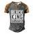 Black King The Most Important Piece In The Game African Men Men's Henley Raglan T-Shirt Grey Brown