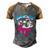 Burnouts Or Bows Gender Reveal Baby Party Announce Uncle Men's Henley Raglan T-Shirt Grey Brown