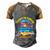 Desantis Escape To Florida Great Gift V3 Men's Henley Shirt Raglan Sleeve 3D Print T-shirt Grey Brown