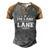 Im Lane Doing Lane Things Men's Henley Shirt Raglan Sleeve 3D Print T-shirt Grey Brown