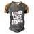 Love Like Jesus Religious God Christian Words Cool Gift Men's Henley Shirt Raglan Sleeve 3D Print T-shirt Grey Brown