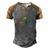 Lovely Lgbt Gay Pride Power Fist Heartbeat Lgbtq Lesbian Gay Meaningful Gift Men's Henley Shirt Raglan Sleeve 3D Print T-shirt Grey Brown