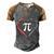 Pi Day Love Is Like Pi Valentines Math Teacher Gift Men's Henley Shirt Raglan Sleeve 3D Print T-shirt Grey Brown