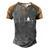 Turntable Dj Dance Music Heartbeat Ekg Pulse Dj Techno Gift Men's Henley Shirt Raglan Sleeve 3D Print T-shirt Grey Brown