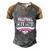 Volleyball Grandma Meaningful Gift Men's Henley Shirt Raglan Sleeve 3D Print T-shirt Grey Brown