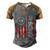 We The People American History 1776 Independence Day Vintage Men's Henley Shirt Raglan Sleeve 3D Print T-shirt Grey Brown