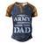 Army National Guard Dad Cool Gift U S Military Funny Gift Cool Gift Army Dad Gi Men's Henley Shirt Raglan Sleeve 3D Print T-shirt Blue Brown