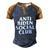 Funny Anti Biden Anti Biden Social Club Men's Henley Shirt Raglan Sleeve 3D Print T-shirt Blue Brown