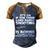 Smart Persons Sport Men's Henley Shirt Raglan Sleeve 3D Print T-shirt Blue Brown
