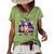 Gnomes Witch Truck Mimi Halloween Costume Women's Loose T-shirt Green