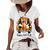Gnome Witch Halloween Pumpkin Autumn Fall Happy Fall Yall  Women's Short Sleeve Loose T-shirt White