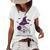 Happy Halloween Catrina Costume For Moms Witch Halloween Women's Loose T-shirt White